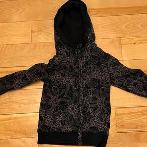 lululemon athletica Black Floral Sweater